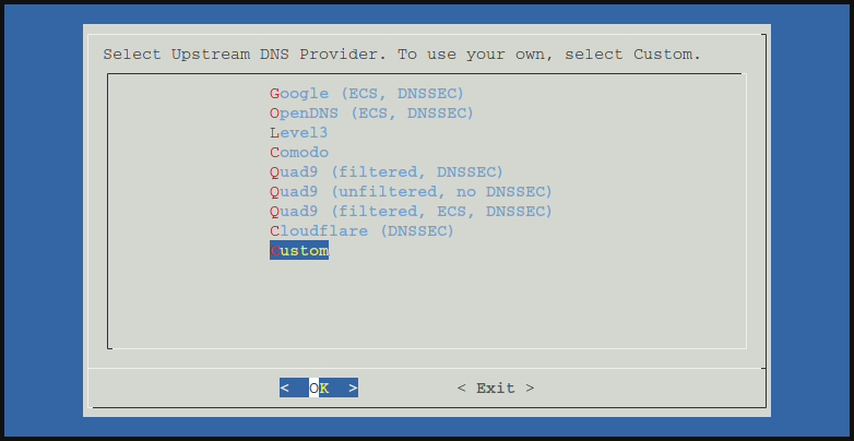 Pi-Hole DNS provider